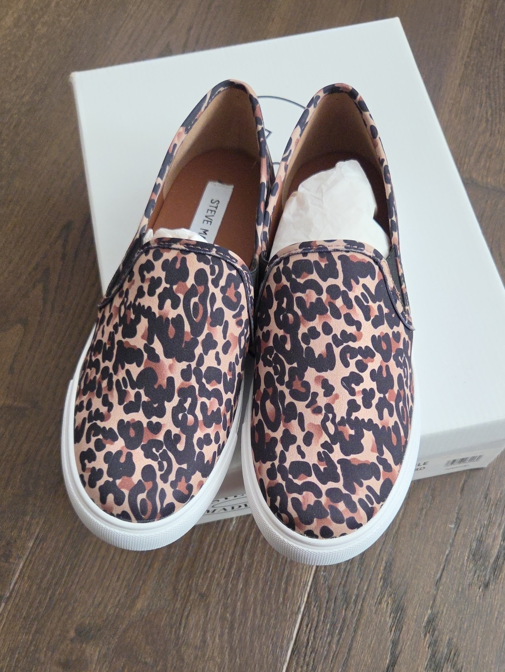 Steve Madden Leopard-Print Slip-On Mules
